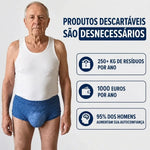 Boxer para Incontinência para Homens em Algodão