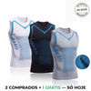 Camisola sem mangas de compressão modeladora